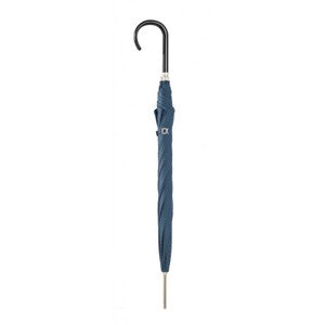 Doppler Carbonsteel Long AC CHIC - dámský holový vystřelovací deštník, modrá, puntík