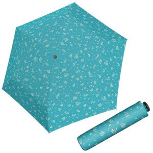 Doppler Zero 99 Minimally aqua blue - ultralehký skládací deštník