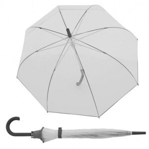 Doppler Nizza Transparent - dámský holový vystřelovací deštník