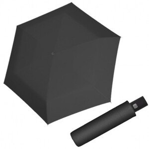 Doppler Smart Close - deštník s funkcí automatického zavírání, šedá, plná barva