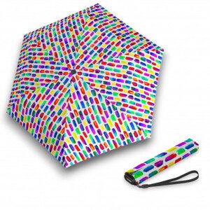 Knirps KNIRPS US.050 CREATE CRYSTAL s UV - lehký dámský skládací plochý deštník
