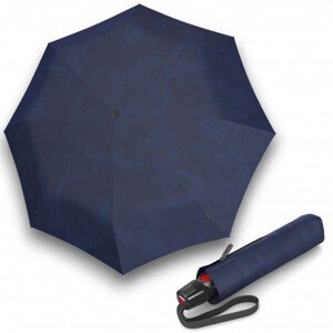 Elegantní pánský plně automatický deštník - Knirps T.200 CHALLENGE BLUE