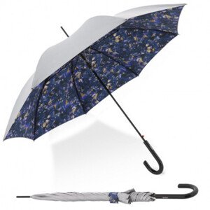 Elegantní holový vystřelovací deštník - Knirps T.760 FEEL LAPIS s UV