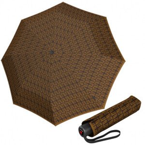 Elegantní dámský skládací deštník - Knirps A.050 TRUST CARAMEL