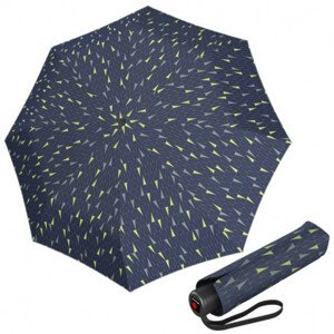 Elegantní dámský skládací deštník - Knirps A.050 ENJOY BLUEBERRY