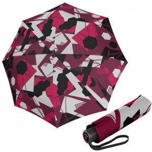 Elegantní dámský skládací deštník - Knirps A.050 EXPLORE HIBISCUS