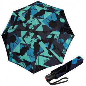 Elegantní dámský plnoautomatický deštník - Knirps A.200 EXPLORE AQUA