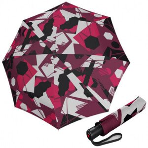 Elegantní dámský plnoautomatický deštník - Knirps A.200 EXPLORE HIBISCUS
