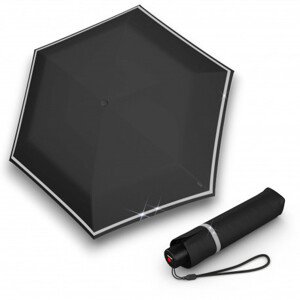 Lehký skládací deštník - Knirps ROOKIE BLACK REFLECTIVE