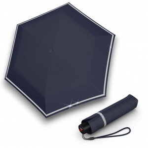 Lehký skládací deštník - Knirps ROOKIE NAVY REFLECTIVE