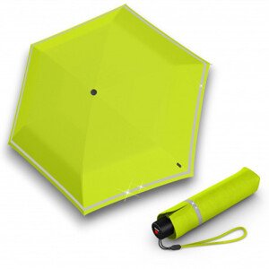 Lehký skládací deštník - Knirps ROOKIE LIME REFLECTIVE