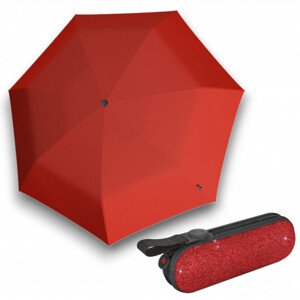 Lehký skládací mini deštník - Knirps X1 GLAM RED