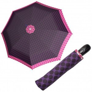 Derby Hit AC Polka - dámský vystřelovací deštník, fialová
