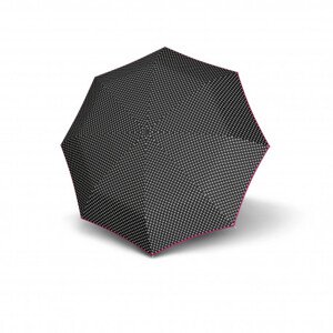 Doppler Fiber Havanna Leonora - dámský skládací deštník, vínová, geometrický / abstraktní