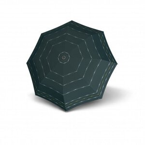 Doppler Fiber Havanna SYDNEY - dámský skládací deštník, zelená, puntík