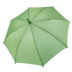 Derby Primo Long automatic - dámský holový vystřelovací deštník, zelená, plná barva