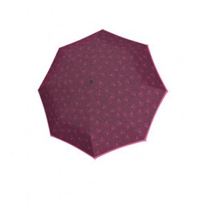 Doppler Fiber Mini Style - dámský skládací deštník, růžová, geometrický / abstraktní