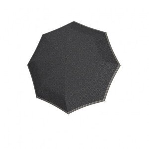 Doppler Fiber Magic Style - dámský plně automatický deštník, šedá, geometrický / abstraktní