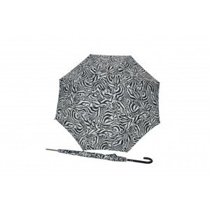 Doppler Long Carbonsteel Wild - dámský holový vystřelovací deštník, bílá