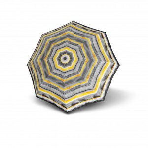 Doppler Fiber Magic Capri - dámský plně automatický deštník, žlutá, proužek