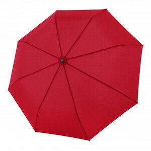 Doppler Alu Light - dámský skládací deštník, červená, plná barva