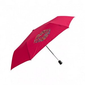 Doppler Havanna Fiber Kiss - dámský plně-automatický deštník, růžová, květinový