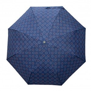Doppler Fiber Magic Style - dámský plně automatický deštník, modrá, geometrický / abstraktní