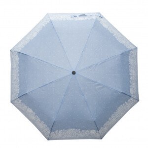 Doppler Fiber Magic Style - dámský plně automatický deštník, modrá, puntík