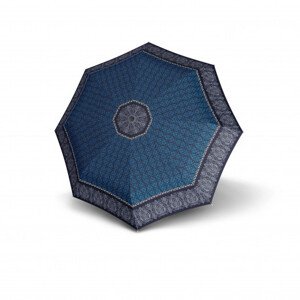 Doppler Carbonsteel Magic Victoria - dámský plně automatický deštník, modrá, geometrický / abstraktní