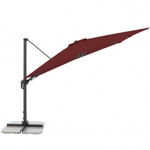 Moderní slunečník s boční nohou Doppler ACTIVE 310  x 210 cm - terakota (cihlová)