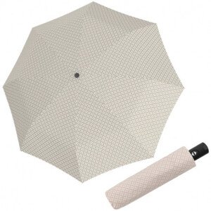 Doppler Carbonsteel Magic Minimals - dámský plně automatický deštník, béžová, geometrický / abstraktní