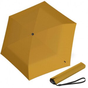 Knirps KNIRPS US.050 Curry - lehký dámský skládací plochý deštník