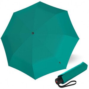 Knirps KNIRPS A.050 MEDIUM PACIFIC - elegantní dámský skládací deštník, zelená, plná barva