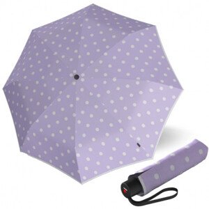 Knirps KNIRPS A.050 MEDIUM Dot Art Lavender - elegantní dámský skládací deštník