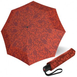 Knirps KNIRPS A.200 MEDIUM Organic Magma - elegantní dámský plnoautomatický deštník