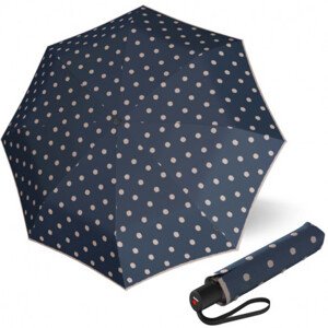 Knirps KNIRPS A.200 MEDIUM Dot Art Ocean - elegantní dámský plnoautomatický deštník