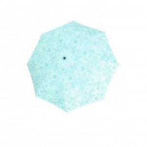 Doppler Fiber Havanna Giardino mistic blue– dámský plně automatický deštník