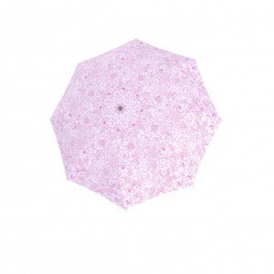 Doppler Fiber Havanna Giardino breezy lilac– dámský plně automatický deštník