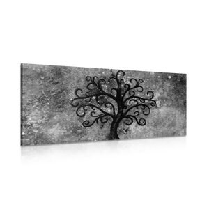 Obraz černobílý strom života