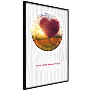 Plakát srdce stromu s nápisem - Heart Tree