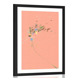 Plakát s paspartou jednoduchá krása rostlin