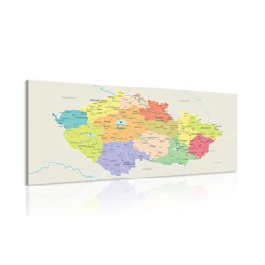 Obraz mapa České republiky