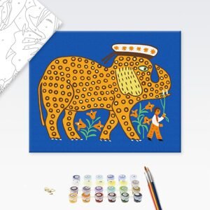 Malování podle čísel limitka lidový slon