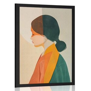 Plakát japandi krása ženy